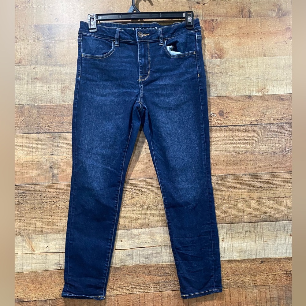 American Eagle High Rise Jeggings Next Level Stretch Size 12 Short